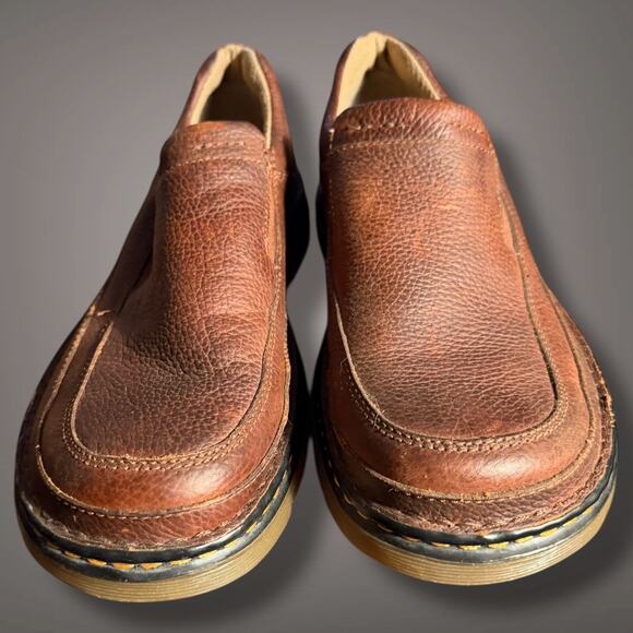 Men\'s Size 10 DR. MARTENS Orson 11198 Brown Pebbled Leather Loafers main image 14